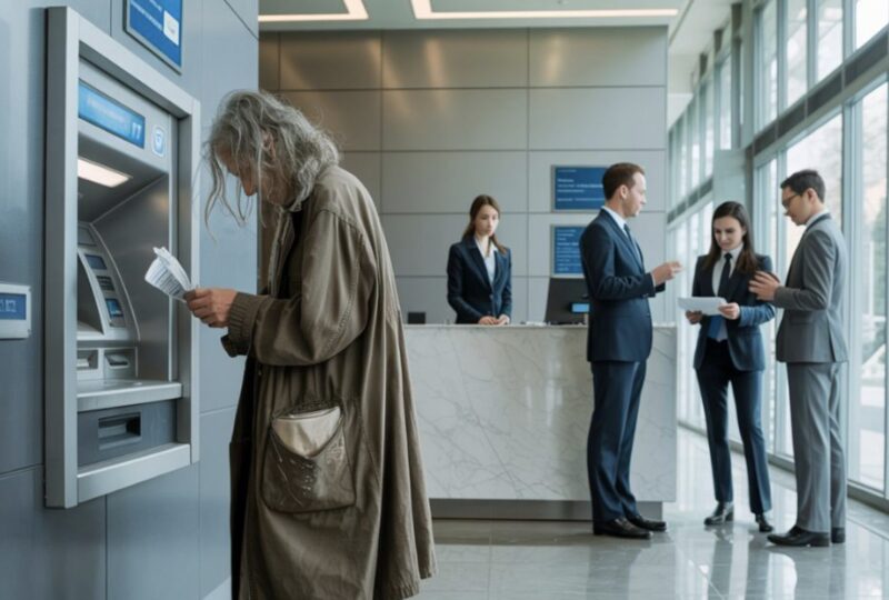 Mam 65 lat. Rozwiodłam się 5 lat temu. Mój były mąż zostawił mi kartę bankową z 300 dolarami. Nigdy jej nie tknęłam. Pięć lat później, kiedy poszłam wypłacić pieniądze… zamarłam.