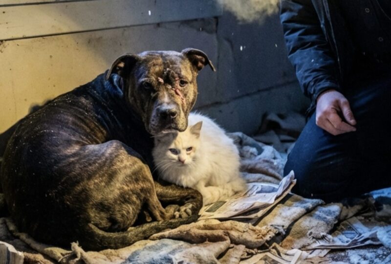 Zraniona pitbulla chroni niewidomego kota, ratuje zapomnianego weterana i walczy ze światem, który szybko ocenia, gdzie strach staje się viralem, ale lojalność, prawda i miłość nie dają się uciszyć