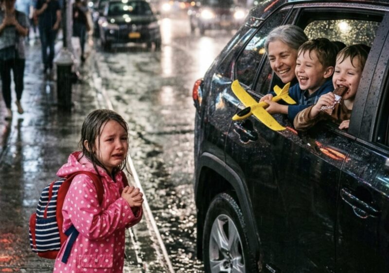 W Wielkanoc moja sześcioletnia córka została sama w szkole, płacząc w burzy. Kiedy zadzwoniłam do mamy, powiedziała chłodno: „Samochód twojej siostry był pełny, a twoje dziecko było zbyt brudne, żeby jechać luksusowym samochodem”.