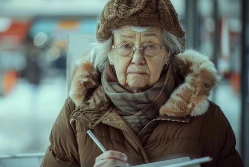 « Je veux juste consulter mon solde », dit la femme de 90 ans. Le banquier eut un sourire narquois… jusqu’à ce que la vérité éclate et plonge la pièce dans le silence.