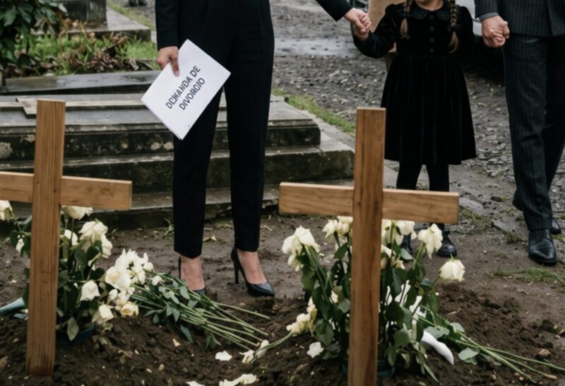 Na pogrzebie moich rodziców mąż chłodno włożył mi do ręki papiery rozwodowe i powiedział: „Podpisz je. Nie masz już nikogo, kto by cię ochronił”.