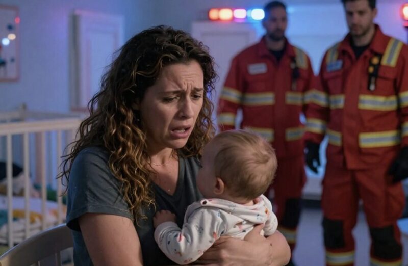 När vi var barnvakt för min nyfödda systerdotter märkte vi något oroande under hennes lilla tös. Jag frös, kunde inte säga ett ord. Min man tog genast ut vår dotter ur rummet och ringde 911. Men när barnets mamma kom... så såg hon inte alls förvånad ut.