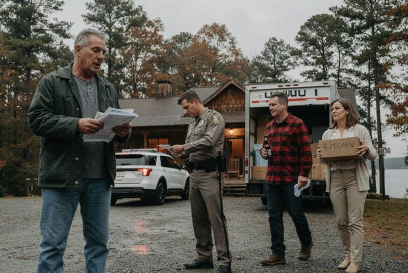 Podjechałem, żeby naprawić domek letniskowy mojej zmarłej żony... i zobaczyłem, jak rodzice mojego zięcia rozładowują do niego ciężarówkę U-Haul.